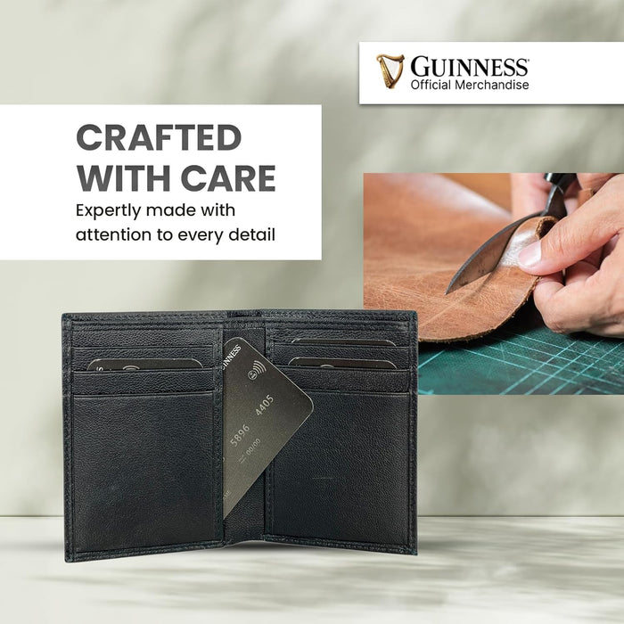 Guinness Official Men’s Genuine Leather RFID Blocking Wallets & Gift Sets