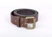 JCB - Classic Leather Belt - Designed with Zinc Alloy Buckle, Metal Keeper & Painted Edges - Smart Men's Belt - Leather Lined with PU Outer - Men's Accessories - Gift Boxed