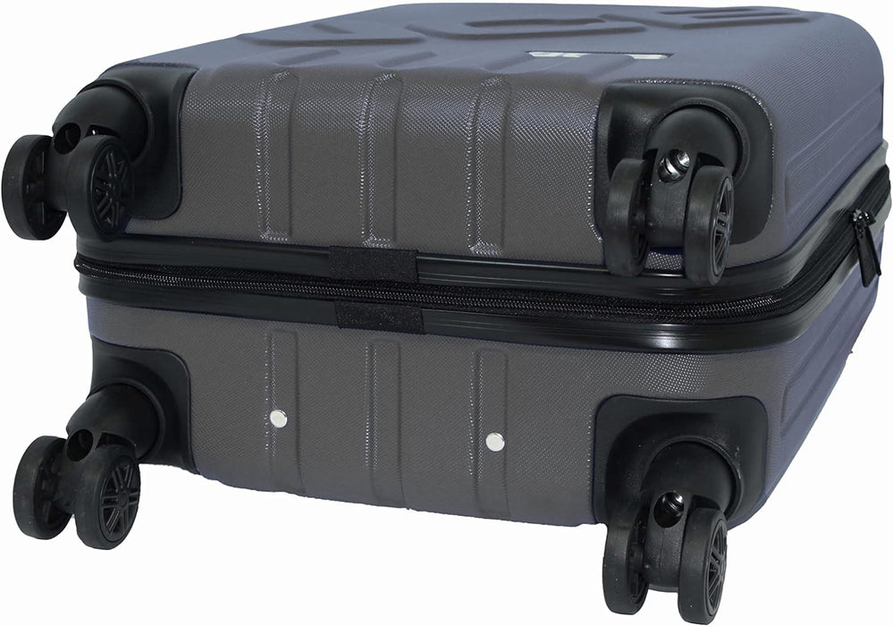 JCB - Lightweight Hard Shell Suitcase - 360 Degree Spinner Wheels - Made with ABS Polycarbonate Hard Shell - Flight Case - Luggage Bags for Travel