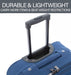 JCB Extra Large Lightweight Suitcase Luggage Cabin Trolley Bag Case Telescopic - Navy