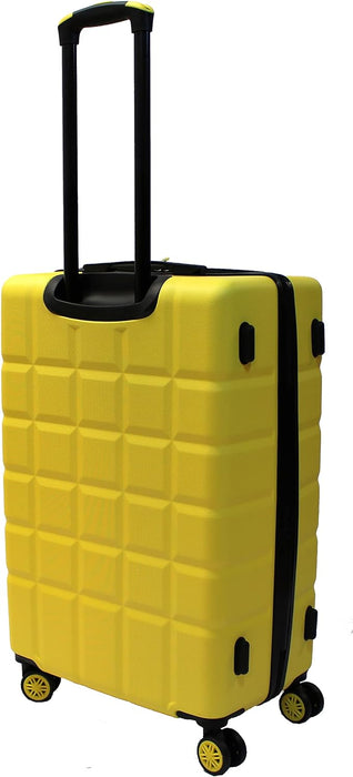 Colourful Lightweight Hard Shell ABS Suitcase 360 Degree Spinning Wheels - Quality Luggage