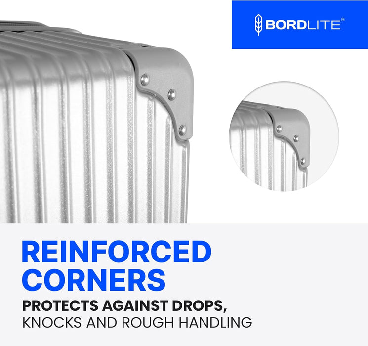 Bordlite Premium ABS Suitcases – Lightweight, Durable & Effortless 360° Spinner Wheels