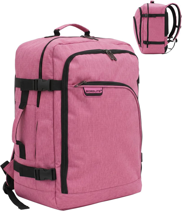 Bordlite Cabin Backpack 45x36x20cm, Underseat Cabin Bag for Ryanair, EasyJet, Wizz Air & 30+ Airlines