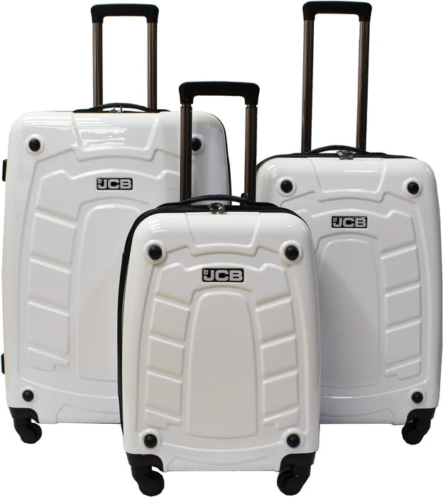 JCB - Loadall Hard Shell Suitcase - Built-in TSA Suitcase Locks, 360 Degree Spinner Wheels - Made with ABS Polycarbonate Hard Shell - Flight Case - Luggage Bags for Travel