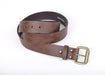 JCB - Classic Leather Belt - Designed with Zinc Alloy Buckle, Metal Keeper & Painted Edges - Smart Men's Belt - Leather Lined with PU Outer - Men's Accessories - Gift Boxed