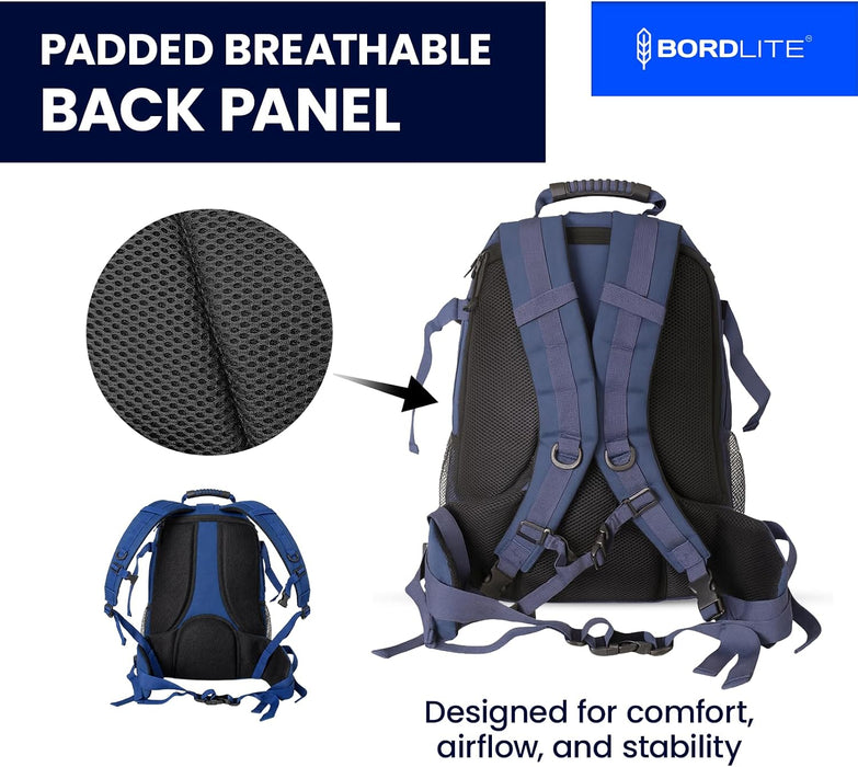 Bordlite 25L Military Tactical Backpack, Heavy Duty MOLLE Rucksack with Padded Shoulder Straps, Waist Belt, Multiple Compartments for Hiking, Camping, Travel, Gym & Work