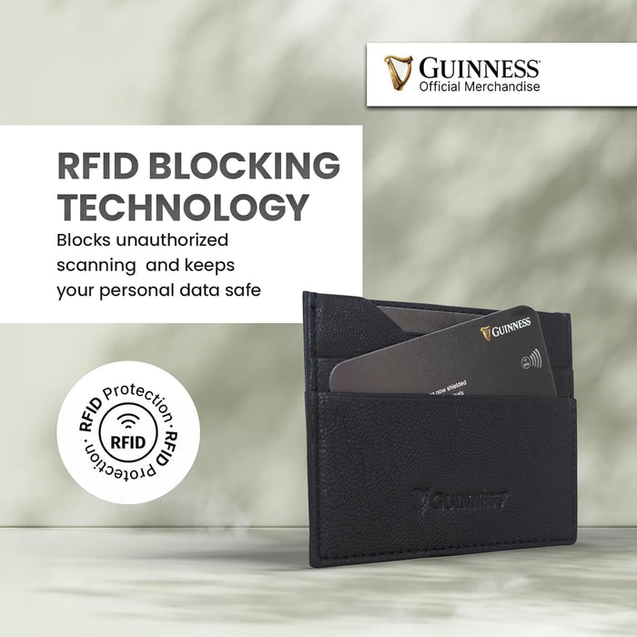 Guinness Official Men’s Genuine Leather RFID Blocking Wallets & Gift Sets
