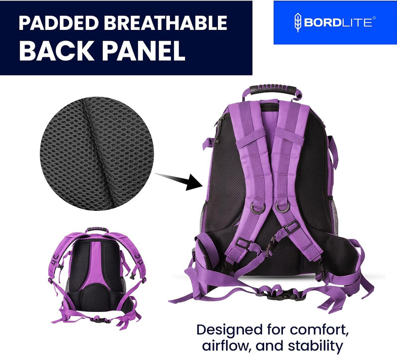 Bordlite 25L Military Tactical Backpack, Heavy Duty MOLLE Rucksack with Padded Shoulder Straps, Waist Belt, Multiple Compartments for Hiking, Camping, Travel, Gym & Work