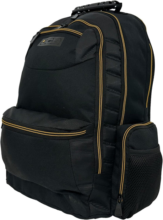 JCB Workmen’s Multi Pocket Backpack Tradesman Rucksack - Padded 900D Polyester Travel Backpack For Me