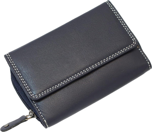 Ridgeback - Ladies Designer Style Real Genuine Leather Purse | Gift Box Purse RFID Protected