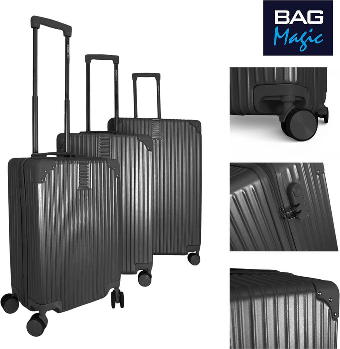 Bordlite Premium ABS Suitcases – Lightweight, Durable & Effortless 360° Spinner Wheels
