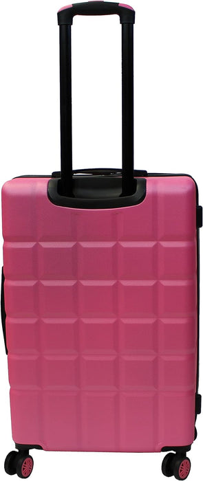 Colourful Lightweight Hard Shell ABS Suitcase 360 Degree Spinning Wheels - Quality Luggage