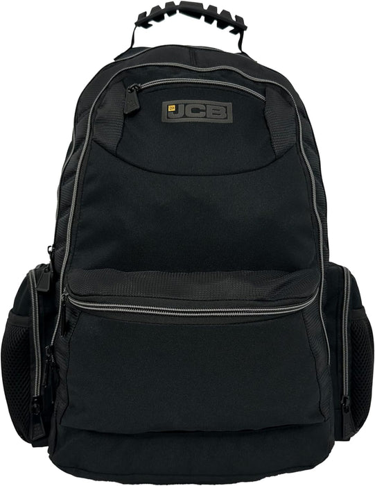 JCB Workmen’s Multi Pocket Backpack Tradesman Rucksack - Padded 900D Polyester Travel Backpack For Me