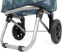 Lightweight Wheeled Shopping Trolley - Push Cart Luggage Bag with Wheels Easy Rolling Foldable Frame