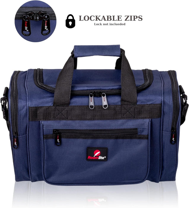 Roamlite RyanAir Cabin Approved Travel Holdalls - 40x20x25cm - Grey, Black, Navy Blue