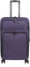 Bordlite Lightweight 4 Wheel Purple Suitcase Soft Luggage Travel Cabin Bag, Easy Roll Suitcase - Purple