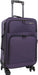 Bordlite Lightweight 4 Wheel Purple Suitcase Soft Luggage Travel Cabin Bag, Easy Roll Suitcase - Purple