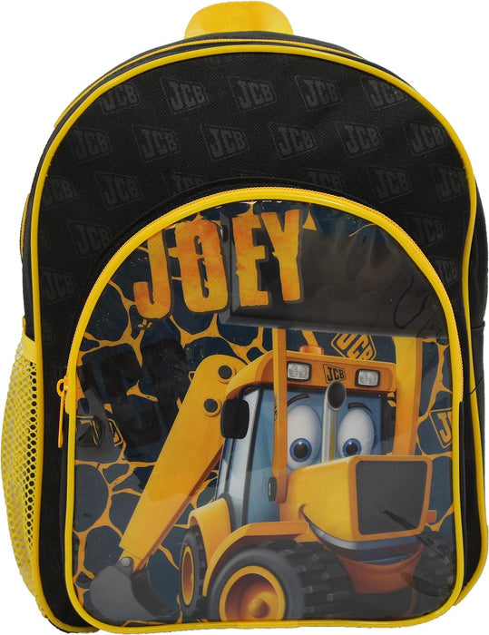 JCB - Kids School Backpack Set - Back to School Set of 3 Lunch Box Pencil Case Rucksack Backpack - Joey Children’s Bag