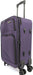 Bordlite Lightweight 4 Wheel Purple Suitcase Soft Luggage Travel Cabin Bag, Easy Roll Suitcase - Purple