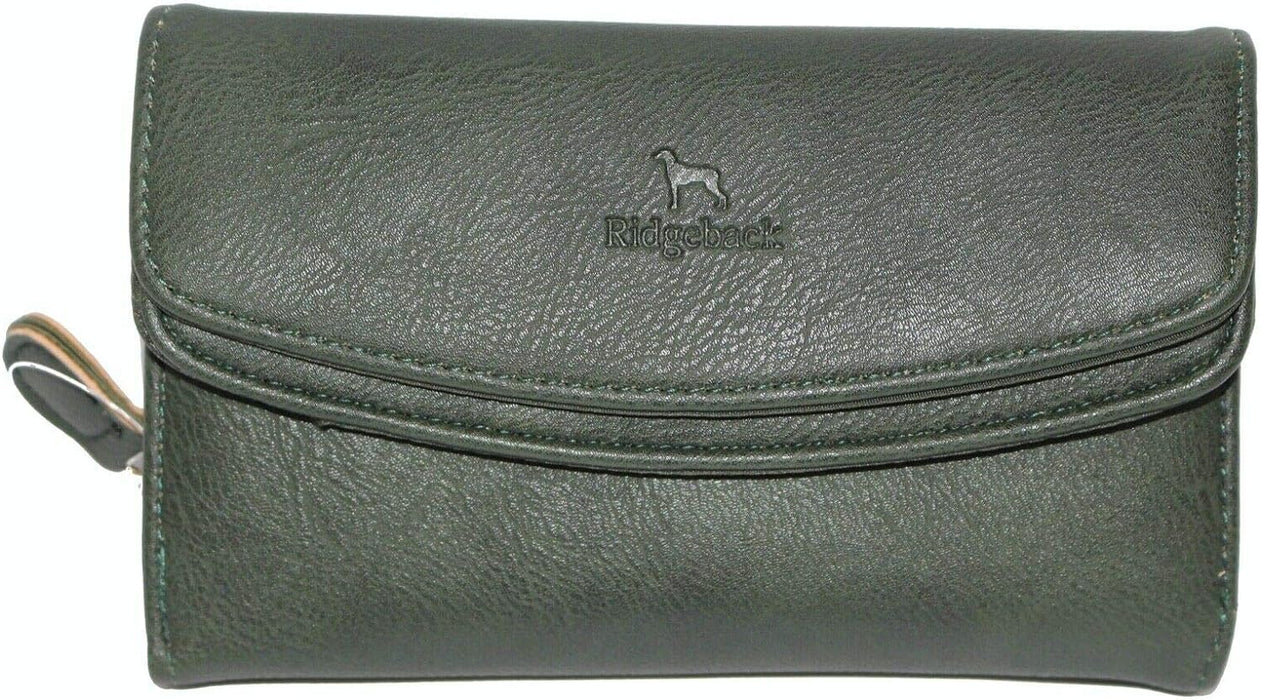 Ridgeback - Women’s Bi Fold Double Flap Purse - Faux Leather Ladies Purse 8 Credit Card Slots ID Holder Coin Purse