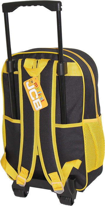 JCB - Kids Travel Suitcase Trolley My First Joey Holdall Carry On Wheeled Case Backpack Strap - Large 13L