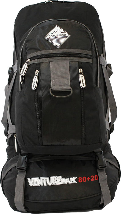 Borderline Large Hiking Backpack Rucksack | 100L Capacity | Lightweight Bag