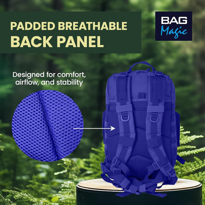 21L Military Tactical Backpack – Durable MOLLE Rucksack with Multi-Pocket Storage