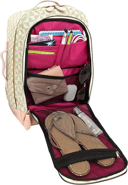 Bordlite Travel Underseat Cabin Approved Backpack with Multi-Pockets