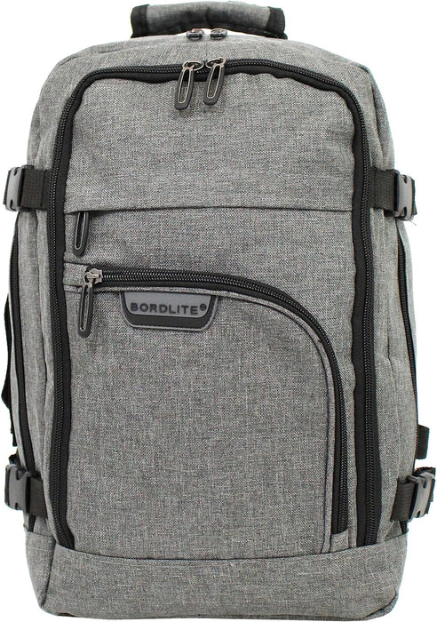 Bordlite Travel Underseat Cabin Approved Backpack | Lightweight Travel Rucksack | Premium Carry on Bag, Multi-Pockets, Padded Straps