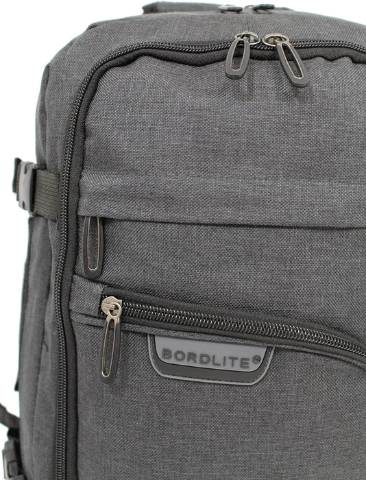 Bordlite Travel Underseat Cabin Approved Backpack | Lightweight Travel Rucksack | Premium Carry on Bag, Multi-Pockets, Padded Straps