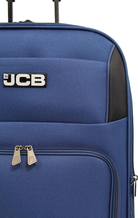 JCB Extra Large Lightweight Suitcase Luggage Cabin Trolley Bag Case Telescopic - Navy