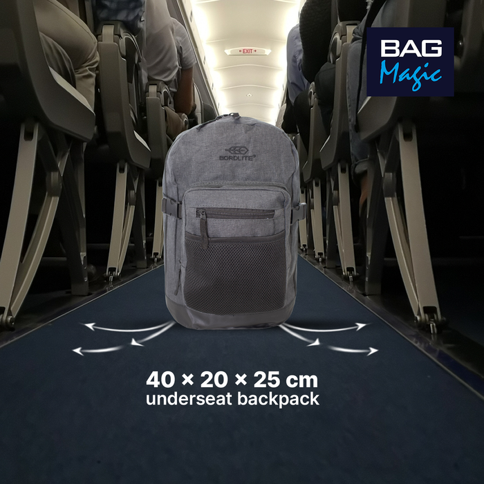 Ryanair Lightweight Cabin Backpack 40x20x25cm - Approved Underseat Rucksack