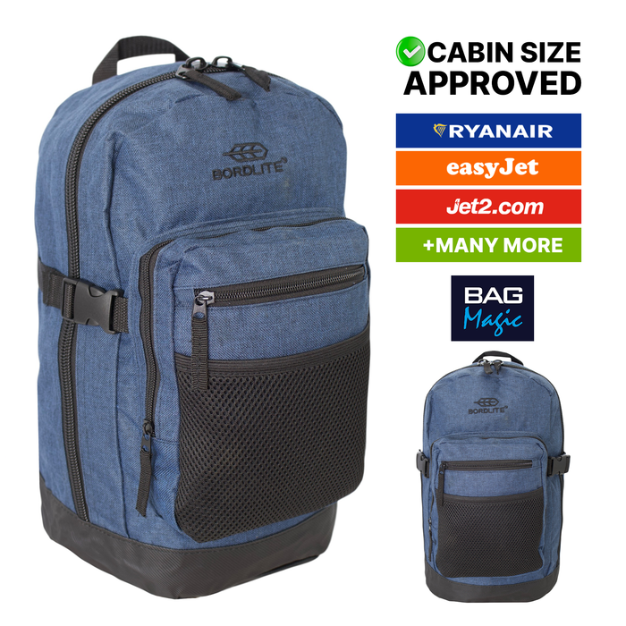 Ryanair Lightweight Cabin Backpack 40x20x25cm - Approved Underseat Rucksack