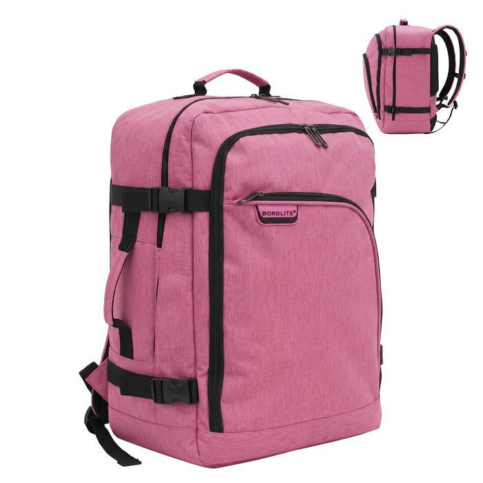 Bordlite Cabin Backpack 45x36x20cm, Underseat Cabin Bag for Ryanair, EasyJet, Wizz Air & 30+ Airlines