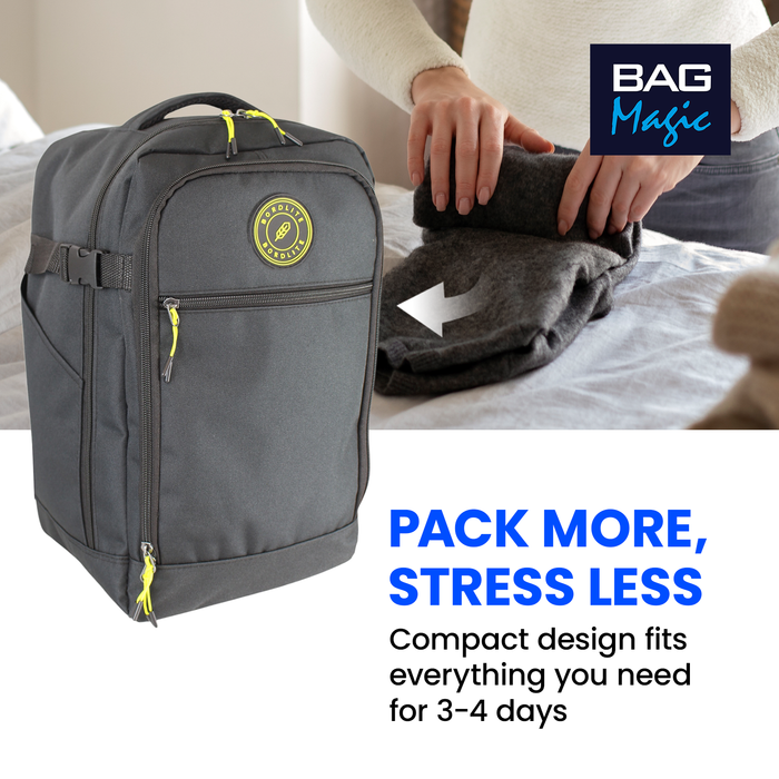 RYANAIR 40x20x25cm Underseat Backpack - Cabin Approved Rucksack - Avoid Fees