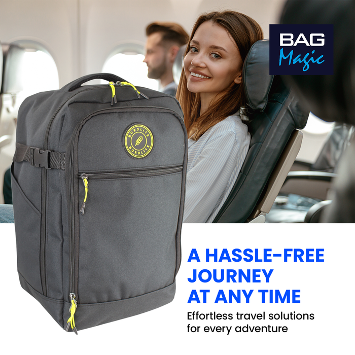RYANAIR 40x20x25cm Underseat Backpack - Cabin Approved Rucksack - Avoid Fees
