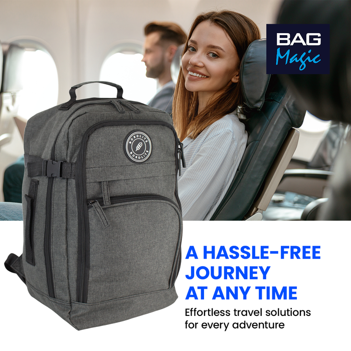 RyanAir Approved 40x20x25cm Underseat Backpack - Cabin Rucksack