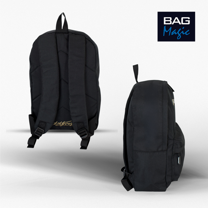 Guinness Official Backpack Black 15" Laptop School Work Bag Padded Straps