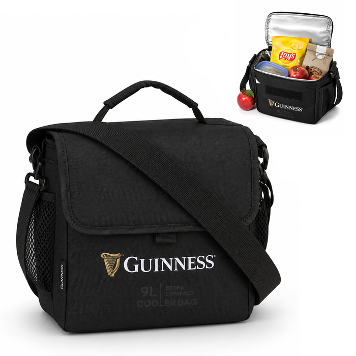 Guinness® Lunch Bag Men Adults 9L Cooler Box Compact Thermal Insulated Bag