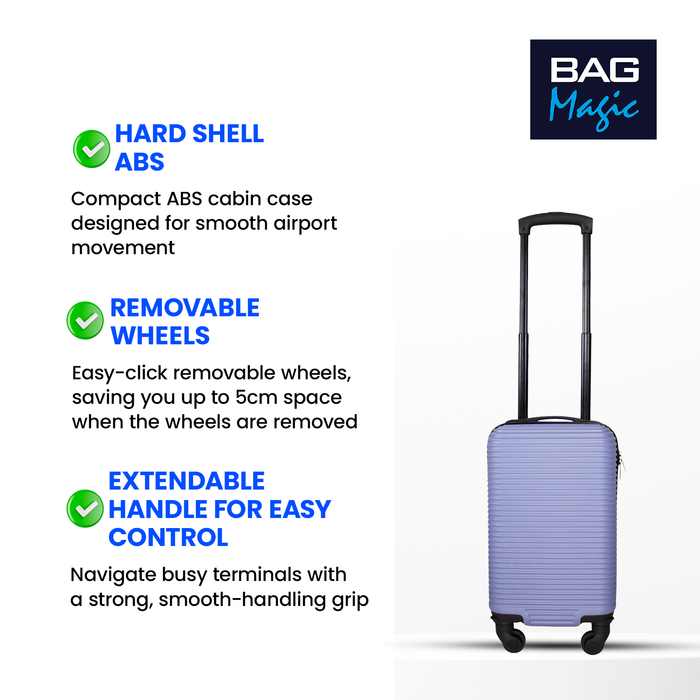 The Space-Saving Cabin Case with Removable Wheels – Ryanair Cabin Approved