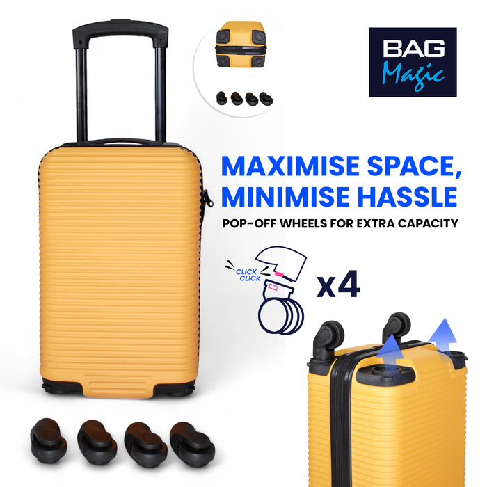 The Space-Saving Cabin Case with Removable Wheels – Ryanair Cabin Approved