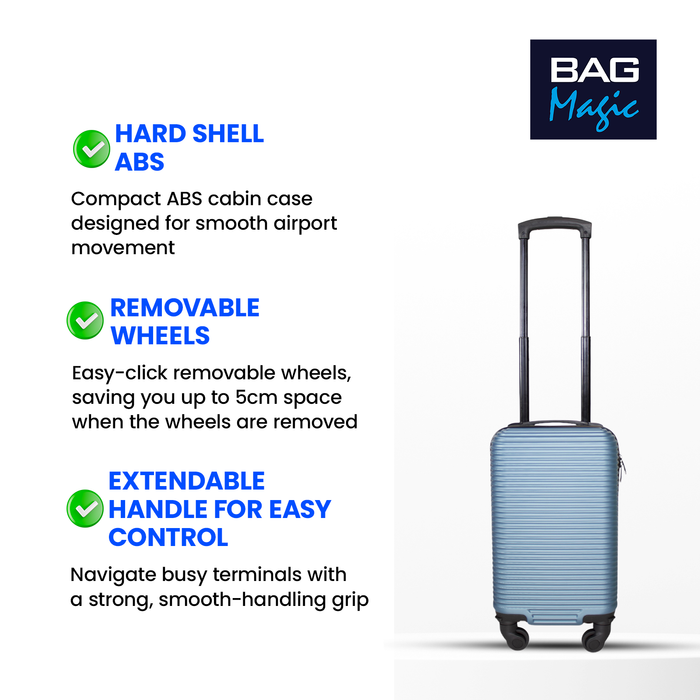 The Space-Saving Cabin Case with Removable Wheels – Ryanair Cabin Approved