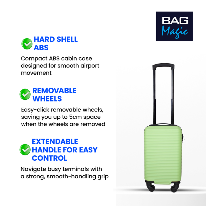The Space-Saving Cabin Case with Removable Wheels – Ryanair Cabin Approved