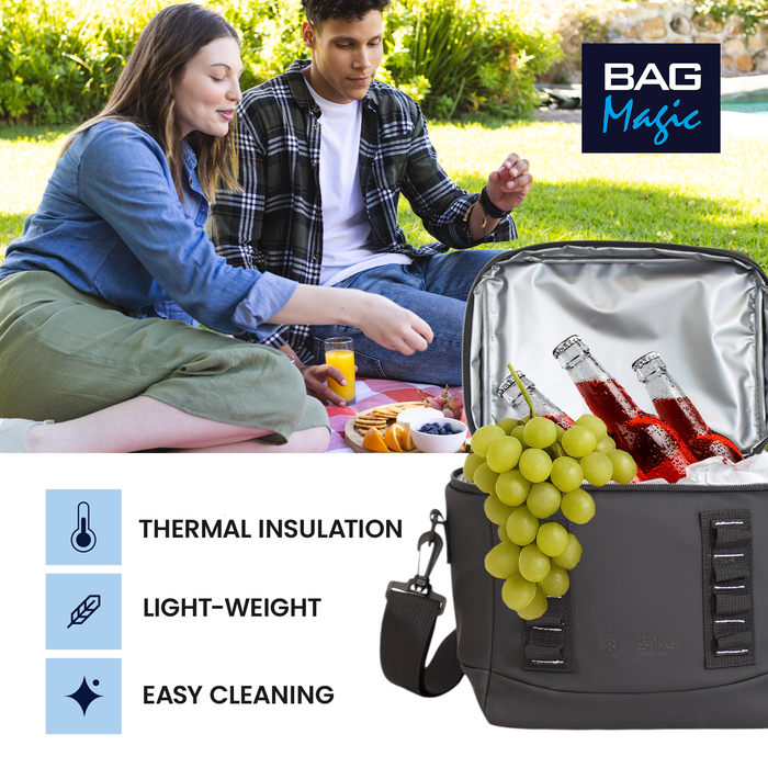 Bordlite Cooler Bag - Leakproof Waterproof Lining & Thermal Insulation - 8L & 15L sizes