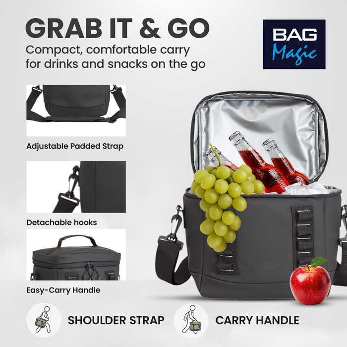 Bordlite Cooler Bag - Leakproof Waterproof Lining & Thermal Insulation - 8L & 15L sizes