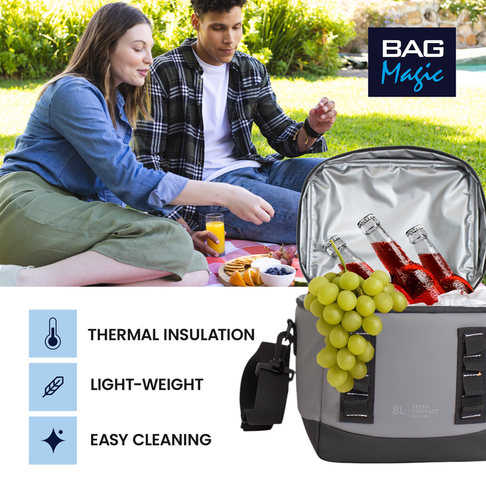 Bordlite Cooler Bag - Leakproof Waterproof Lining & Thermal Insulation - 8L & 15L sizes