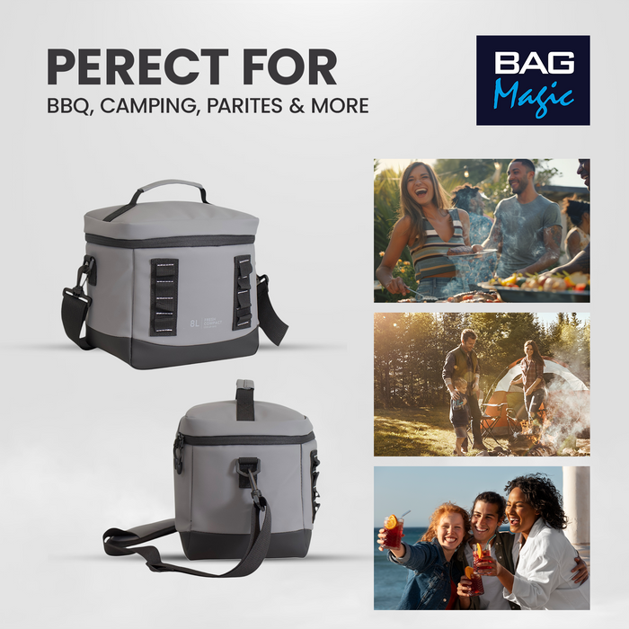 Bordlite Cooler Bag - Leakproof Waterproof Lining & Thermal Insulation - 8L & 15L sizes