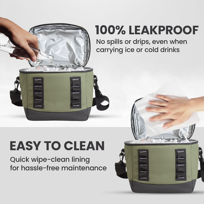 Bordlite Cooler Bag - Leakproof Waterproof Lining & Thermal Insulation - 8L & 15L sizes