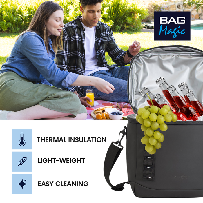 Bordlite Cooler Bag - Leakproof Waterproof Lining & Thermal Insulation - 8L & 15L sizes