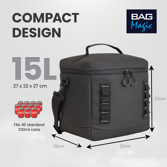 Bordlite Cooler Bag - Leakproof Waterproof Lining & Thermal Insulation - 8L & 15L sizes